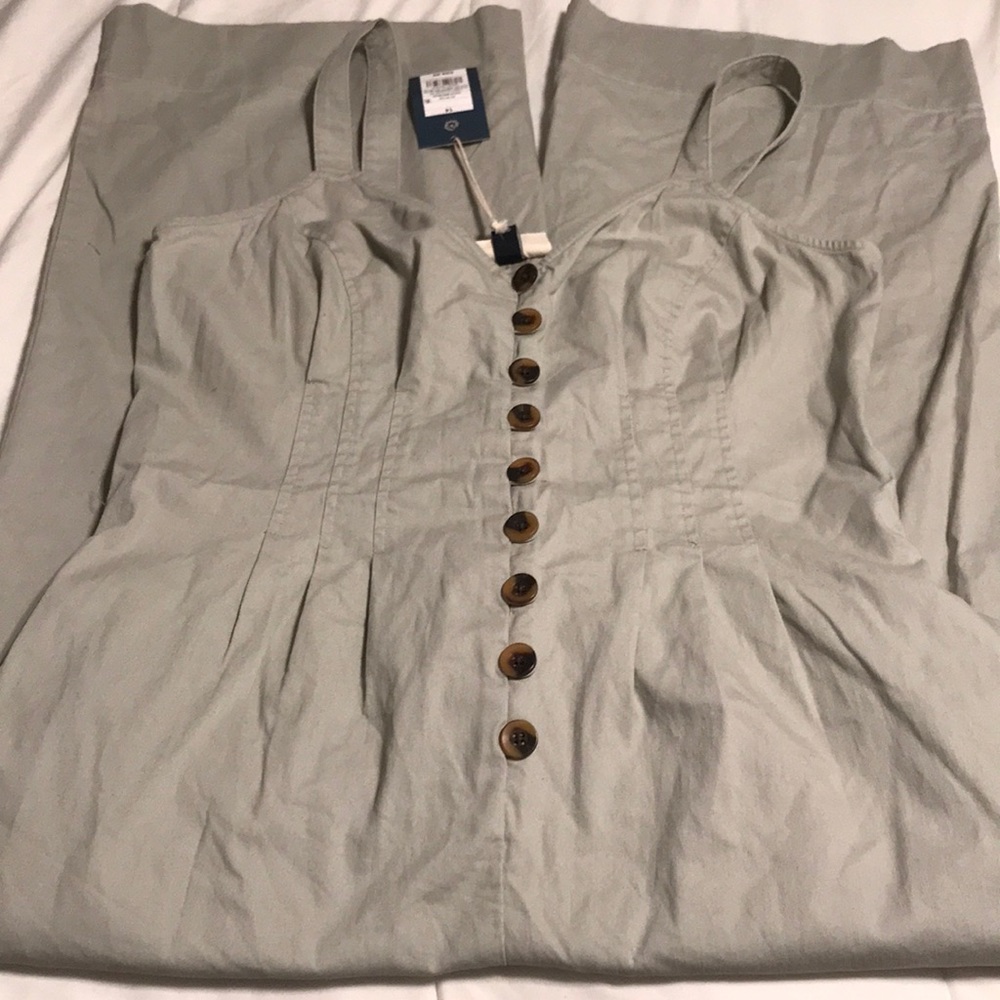 Universal Threads Wide Leg Khaki Romper size 14